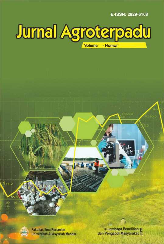 jurnal agroterpadu jurnal agroterpadu
