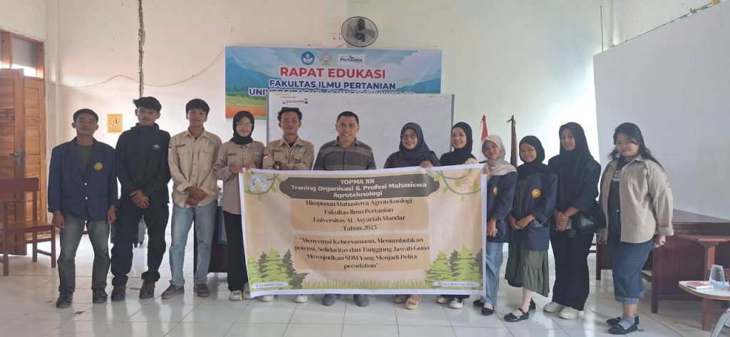 Training Organisasi Profesi Mahasiswa Agroteknologi (TOPMA)